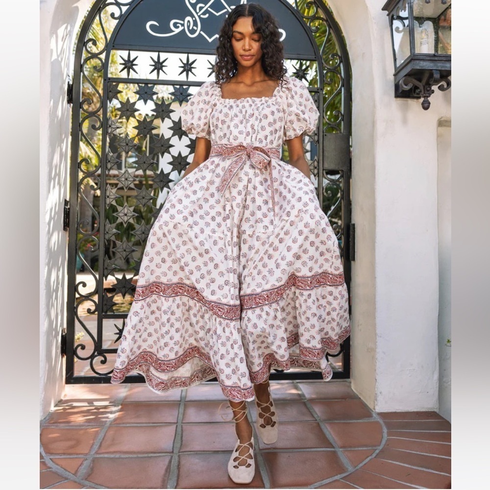 Cleobella Elisa Midi Dress Belize Blossom